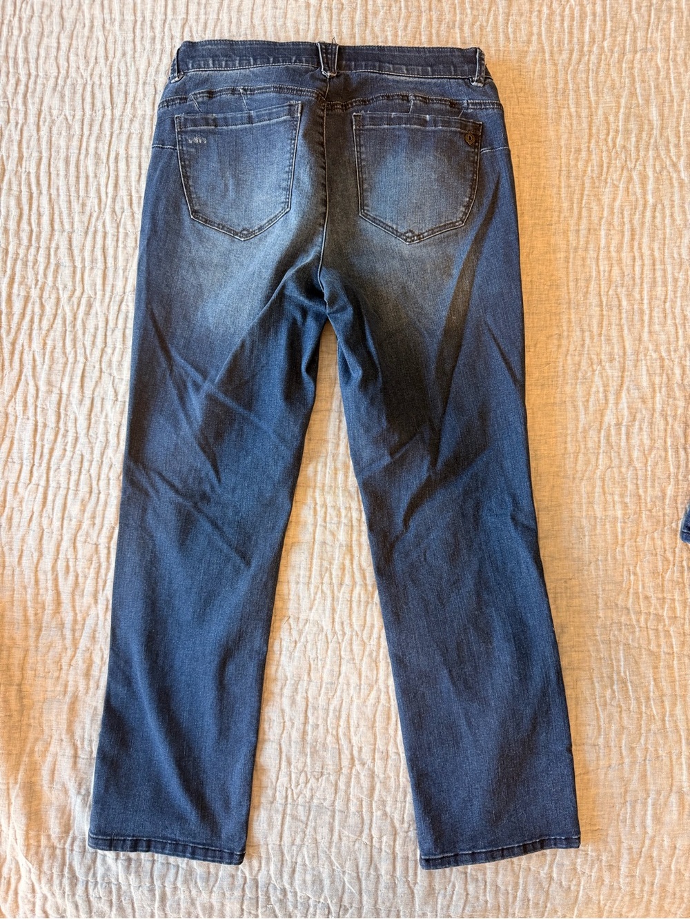 Democracy Distressed Straight-Leg Jeans - Picture 2 of 2